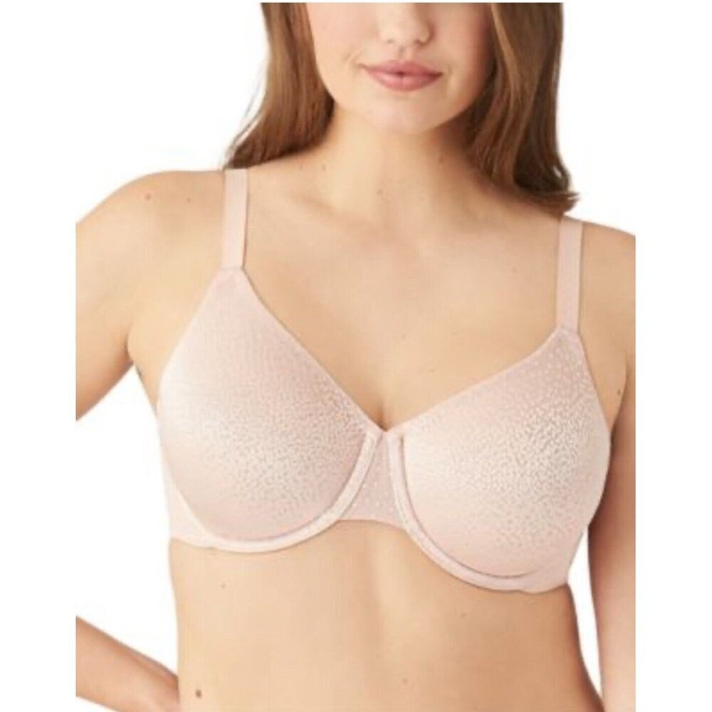 Wacoal Lined Underwire Front Closure T-shirt Bra 40DDD Beige lingerie Racer back